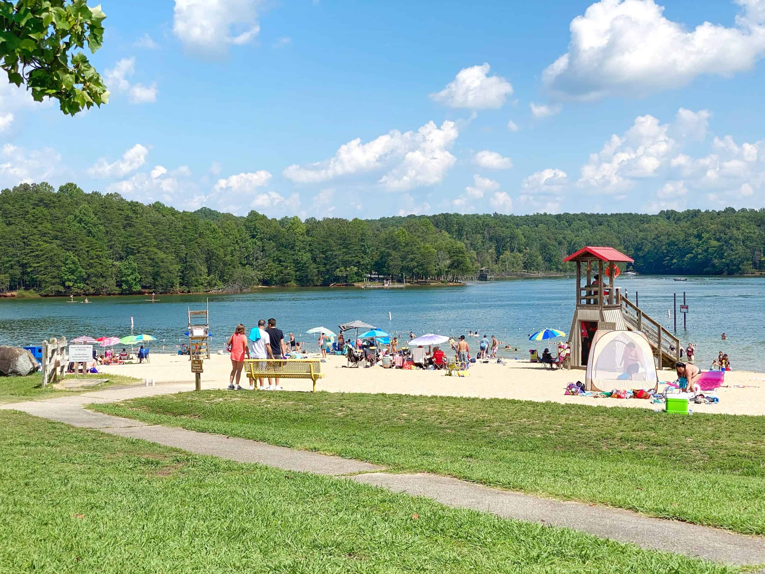 Smith Mountain Lake State Park beach area