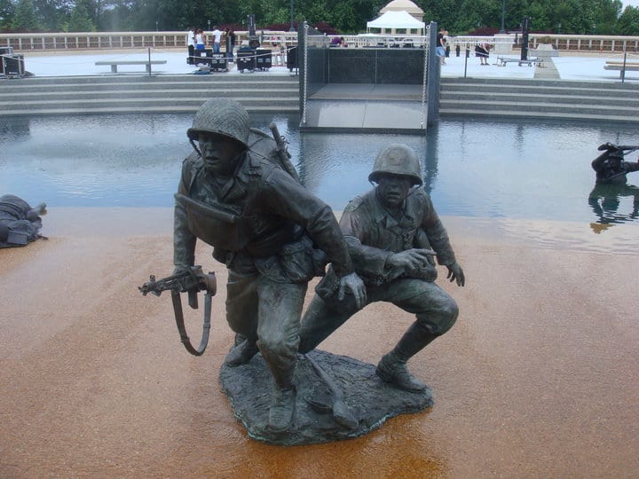 sculptures at The National D-Day Memorial