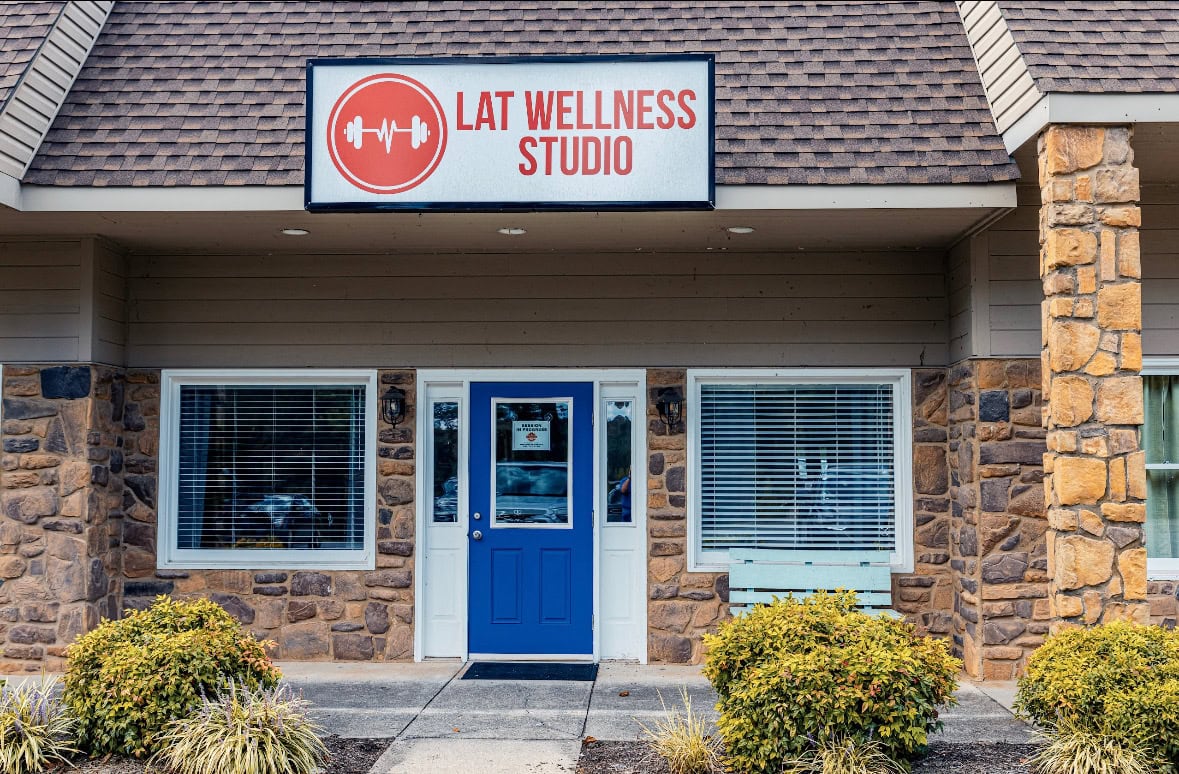 Exterior of LAT Wellness Studio at Smith Mountain Lake