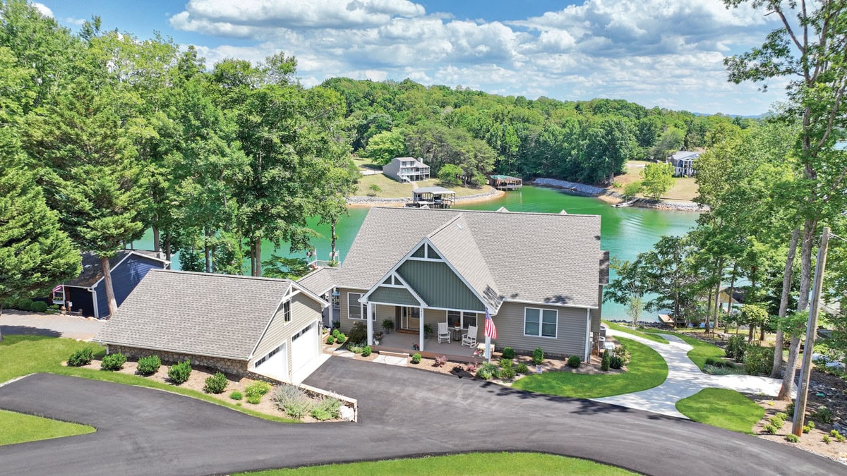 aerial view of the Ridley-Klucken home on the 2026 SML Charity Home Tour