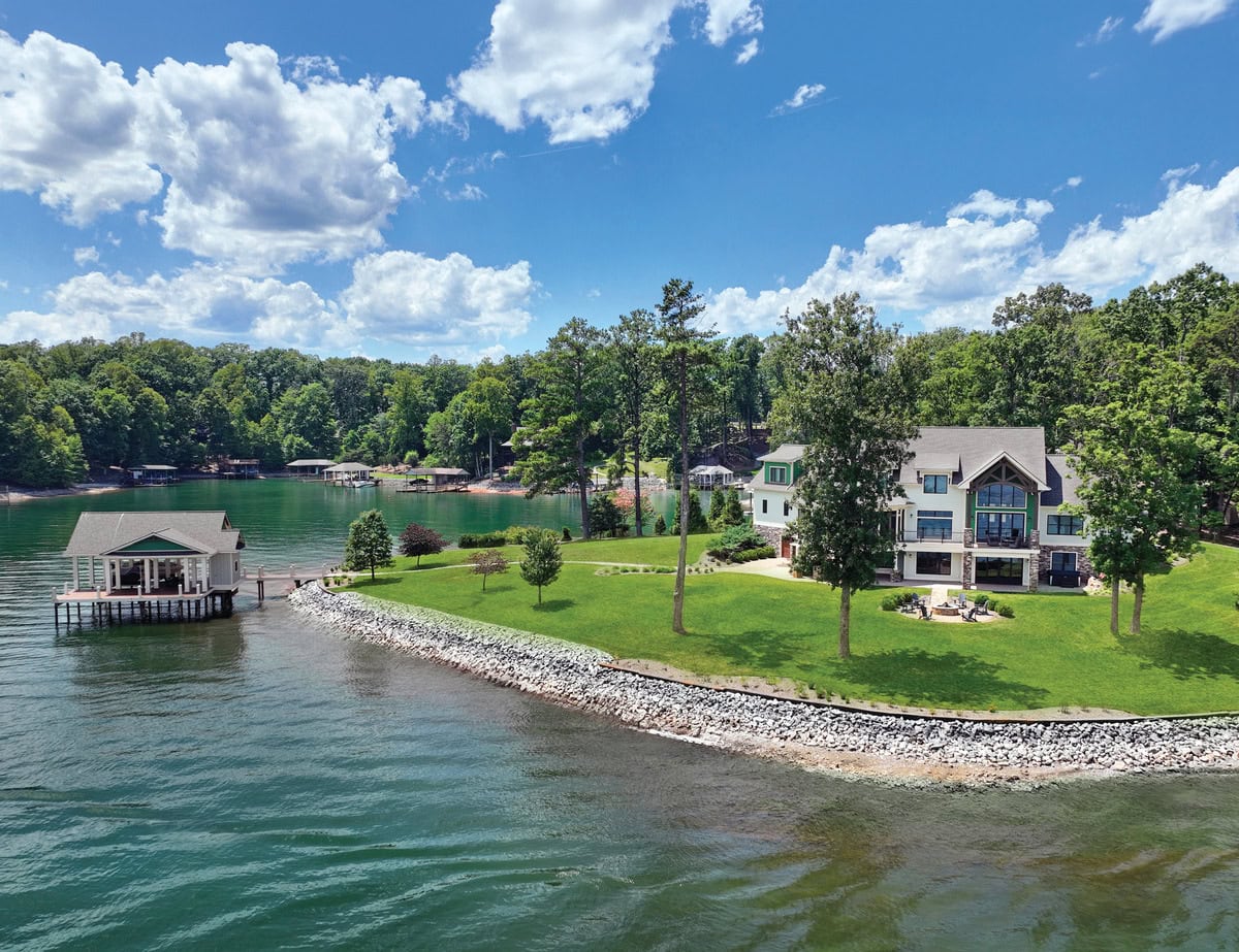 aerial view of the Ridley-Klucken home on the 2026 SML Charity Home Tour