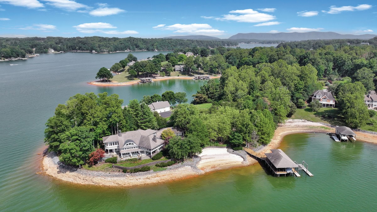aerial view of the Ridley-Klucken home on the 2026 SML Charity Home Tour