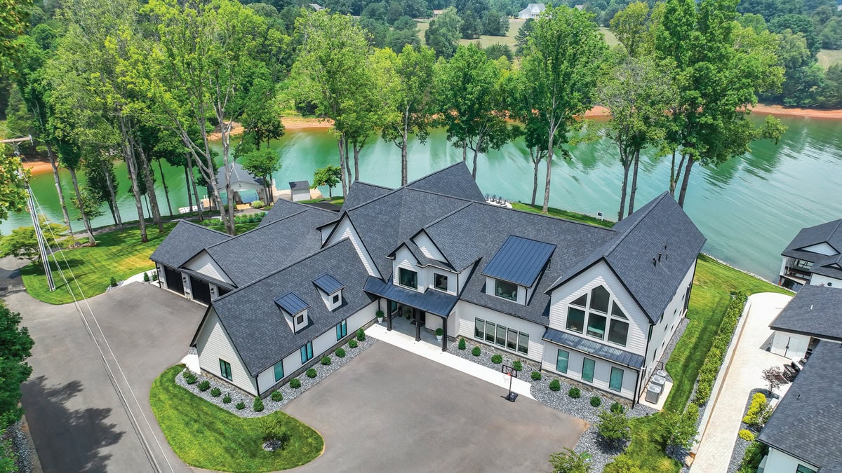 aerial view of the Ridley-Klucken home on the 2026 SML Charity Home Tour