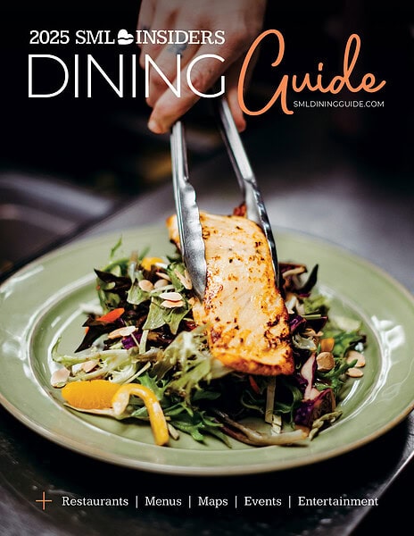 Magazine cover for SML Insiders 2025 Dining Guide