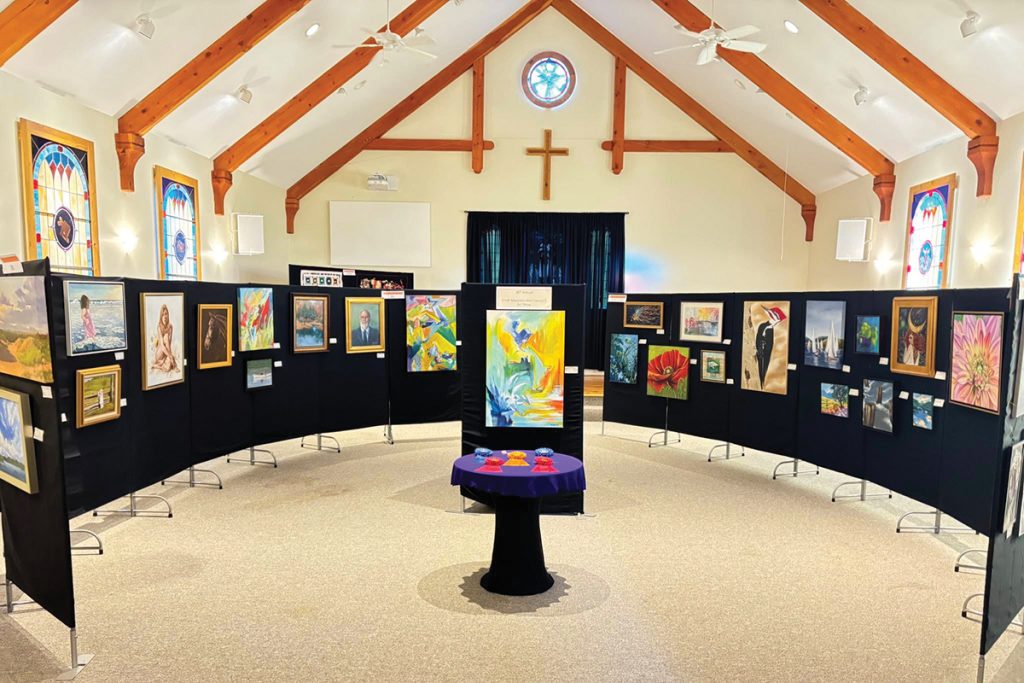 Smith Mountain Art Show gallery displayed by Smith Mountain Arts Council at Smith Mountain Lake