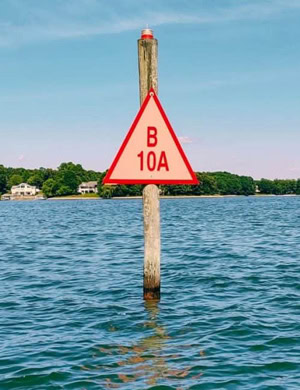 Low-maintenance materials are used for a gazebo-style dock at Smith Mountain Lake, Virginia.