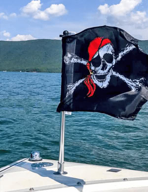 Low-maintenance materials are used for a gazebo-style dock at Smith Mountain Lake, Virginia.