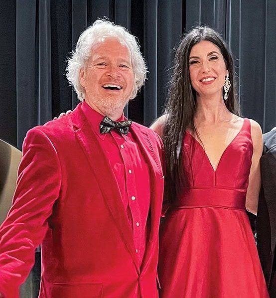 A family of runners dressed in fall colors starting the Turkey Trot at Smith Mountain Lake State Park.