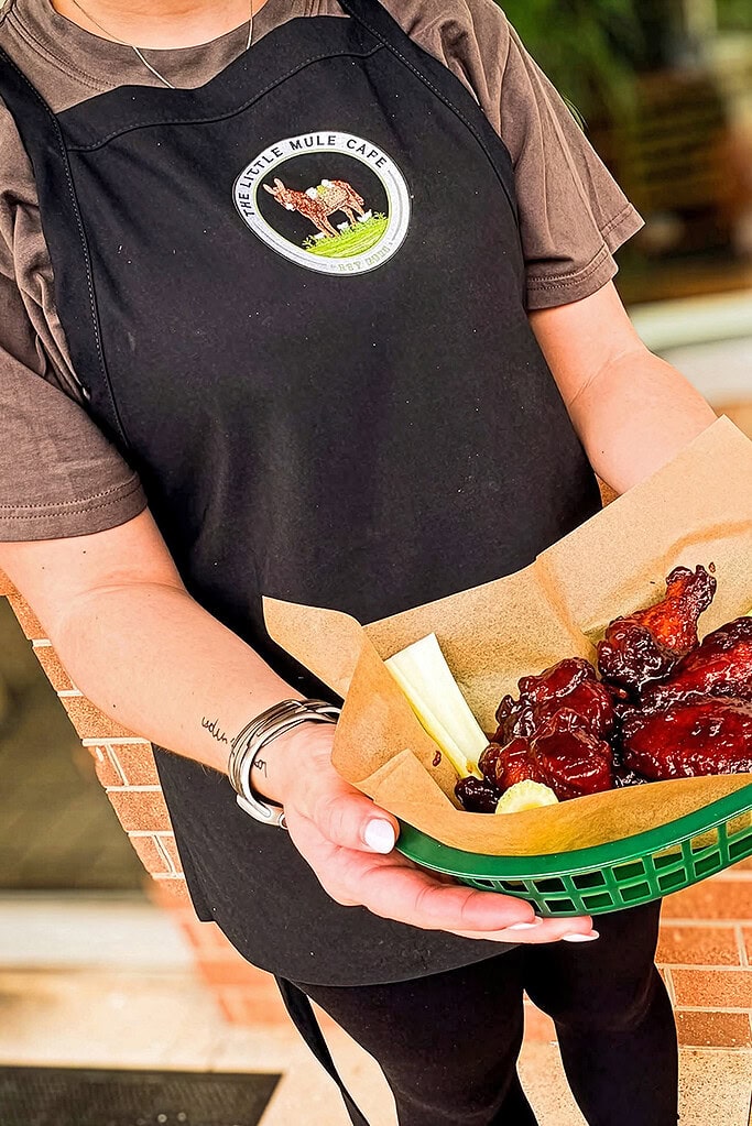 The Little Mule Café, a cozy family-run breakfast and lunch spot in Penhook, Virginia