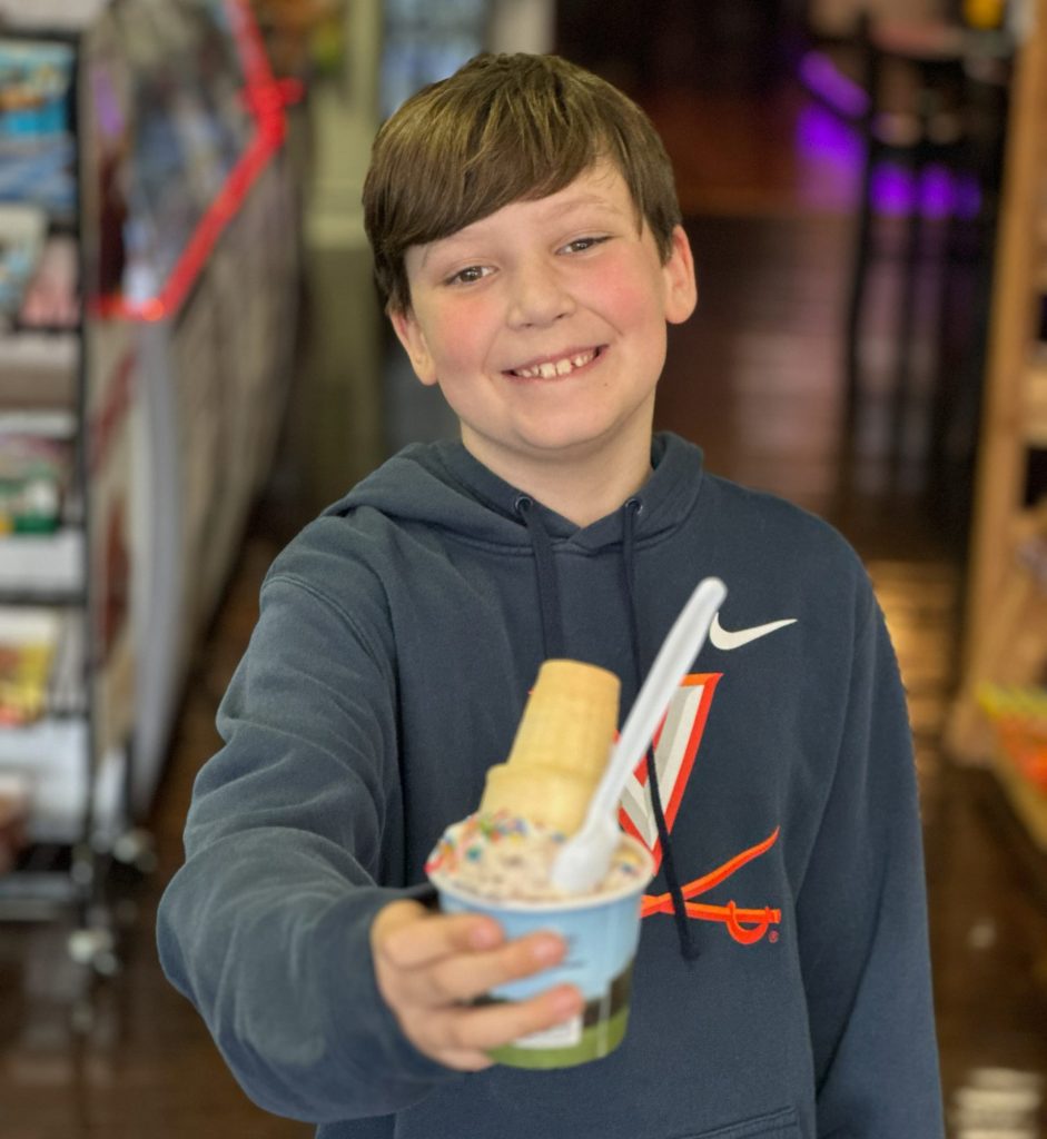 Ice cream and casual dining at Nick's Penhook General Store, south side of Smith Mountain Lake