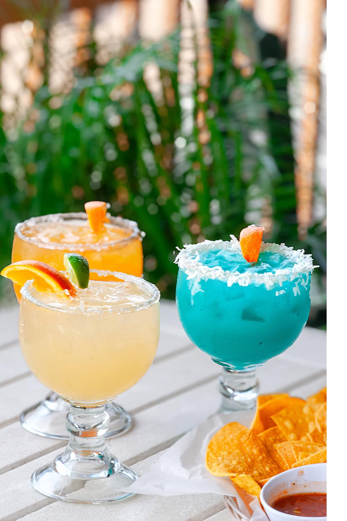 Signature margaritas and cocktails at Cancun Bar & Grill, Bridgewater Plaza, Smith Mountain Lake