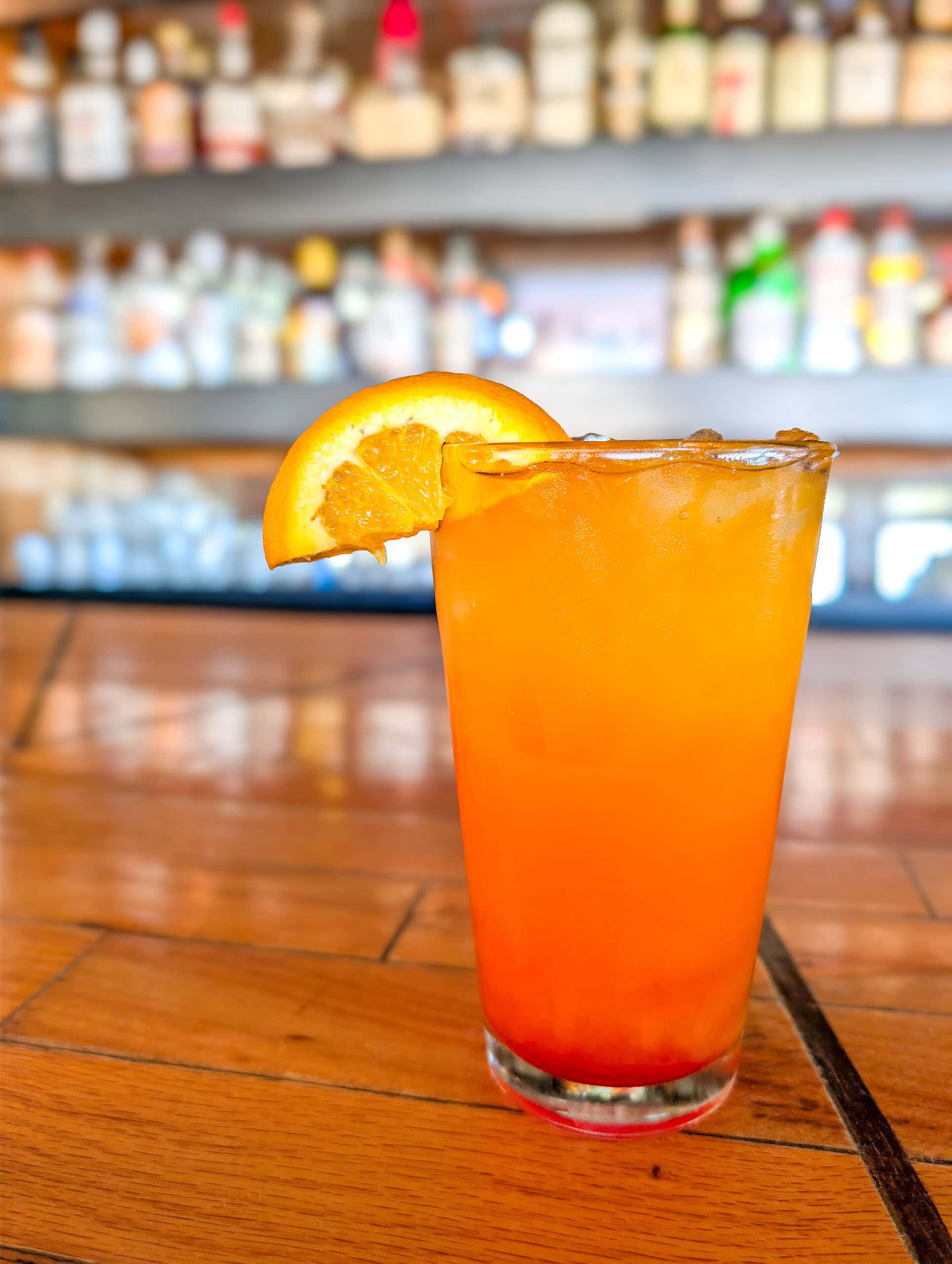 Moosie Punch signature cocktail at Moosie's Restaurant, Bridgewater Plaza, Smith Mountain Lake