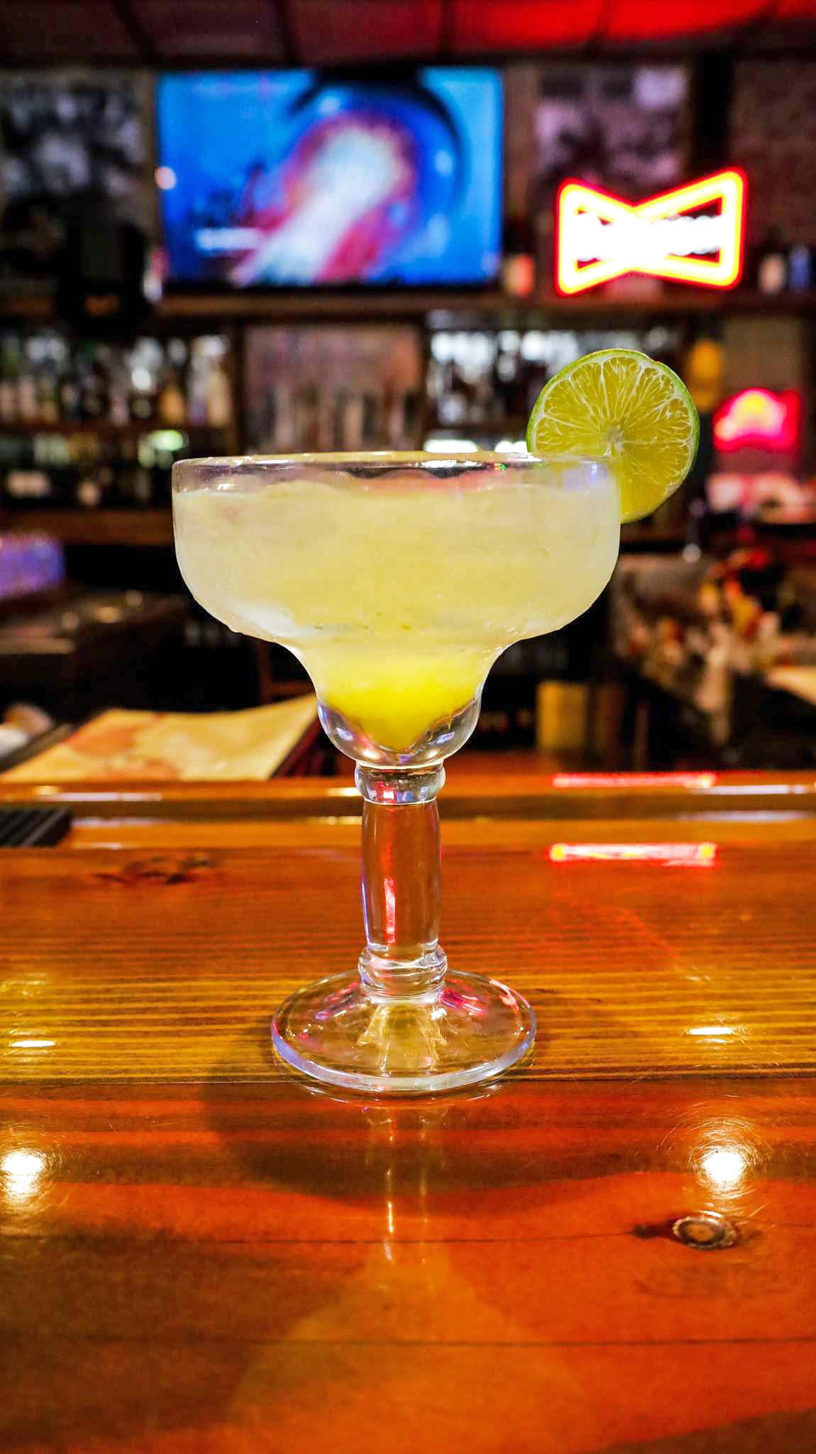 Margarita cocktail at Napoli Cowboy restaurant, Smith Mountain Lake