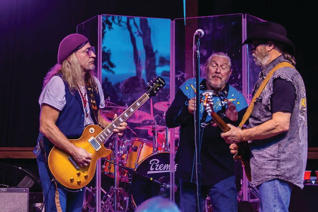 The Marshall Tucker Band performing at The Coves Amphitheater